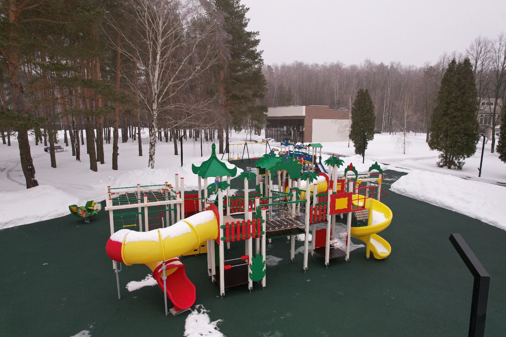 видео с коптера, отель, воскресенск,