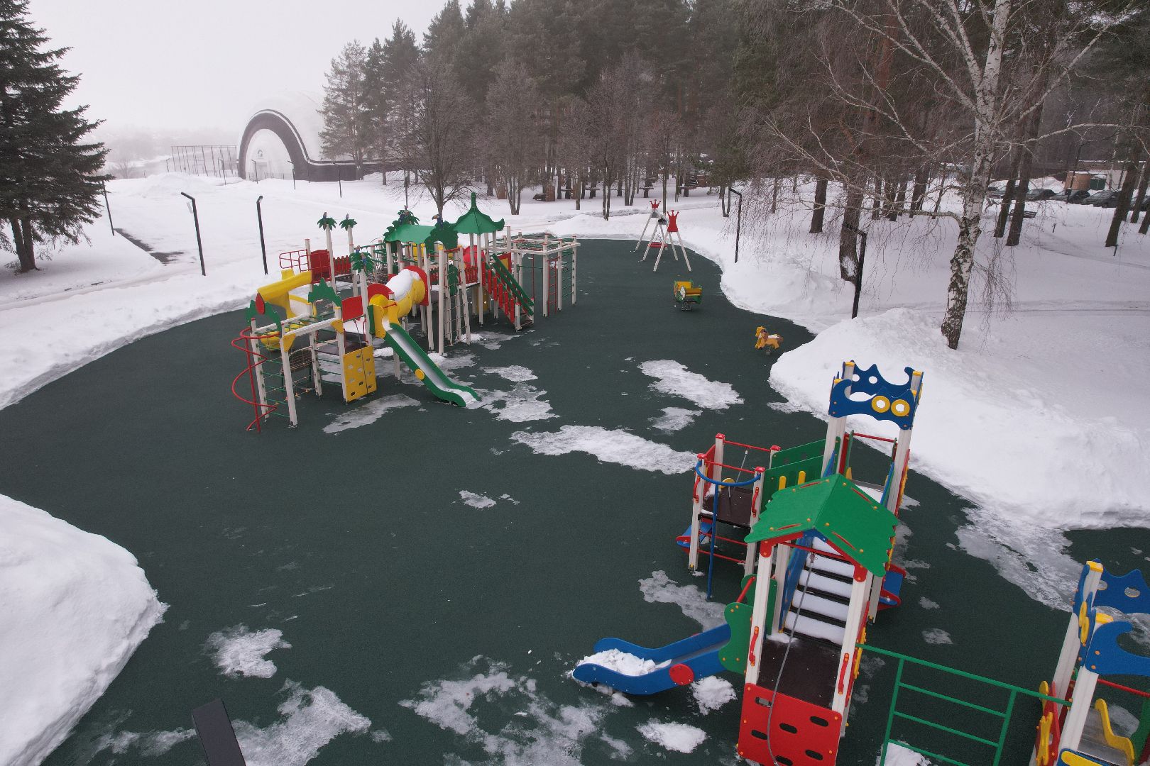 видео с коптера, отель, воскресенск,