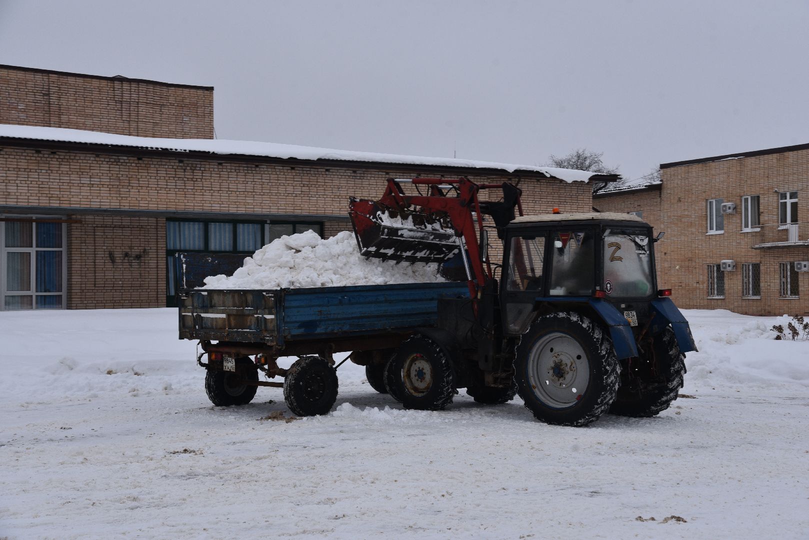 лотошино, снег, жкх, уборка снега,