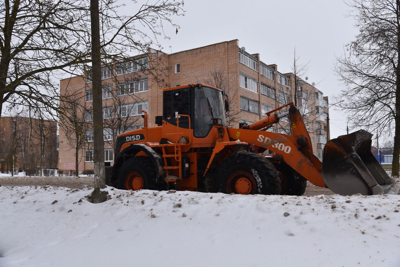 лотошино, снег, жкх, уборка снега,