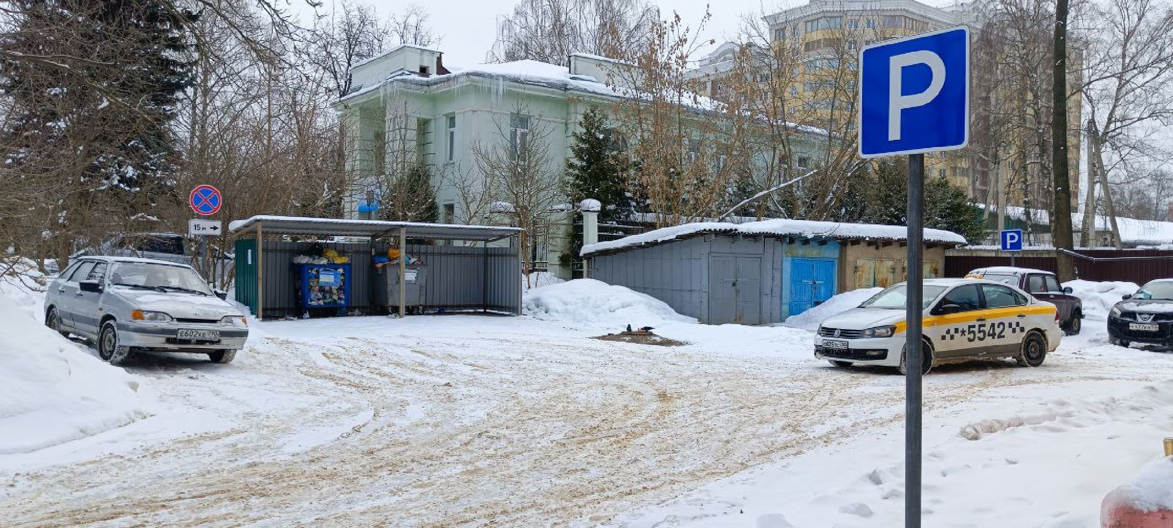 Дмитров, Парковка у контейнерных площадок, Губернатор Воробьев,