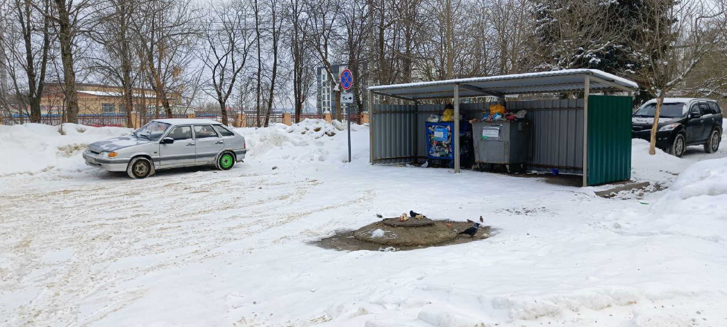 Дмитров, Парковка у контейнерных площадок, Губернатор Воробьев,