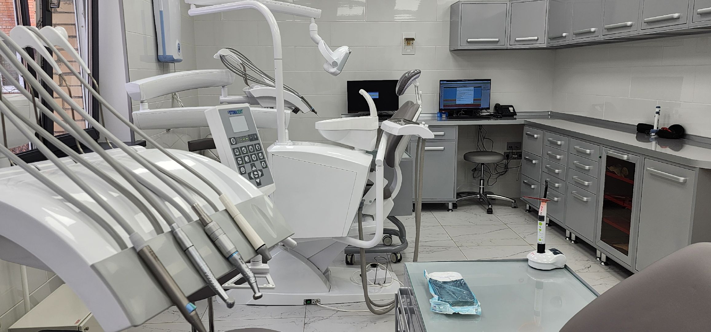 Минздрав Подмосковья, Домодедовская стоматология, ремонт кабинета ОМС,