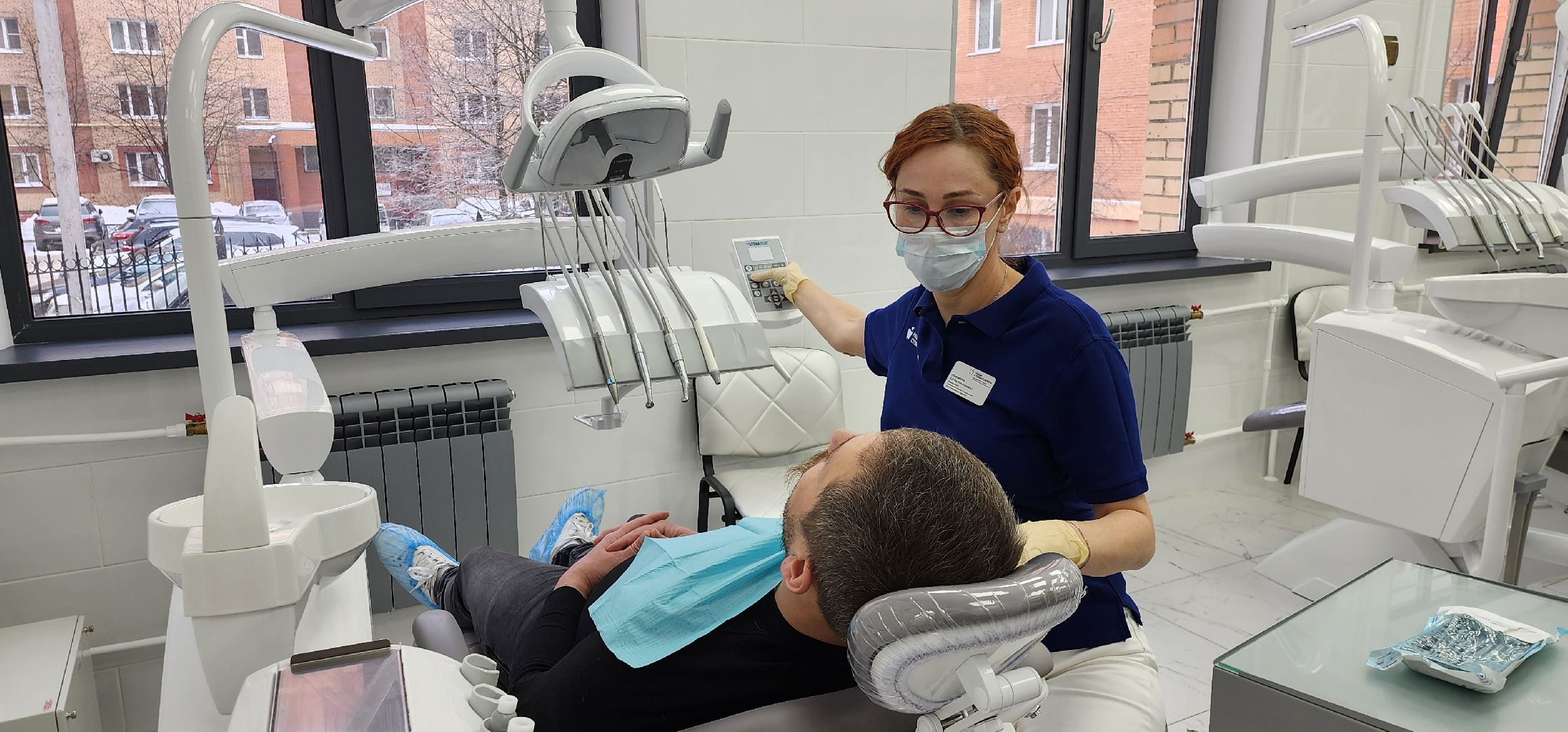 Минздрав Подмосковья, Домодедовская стоматология, ремонт кабинета ОМС,