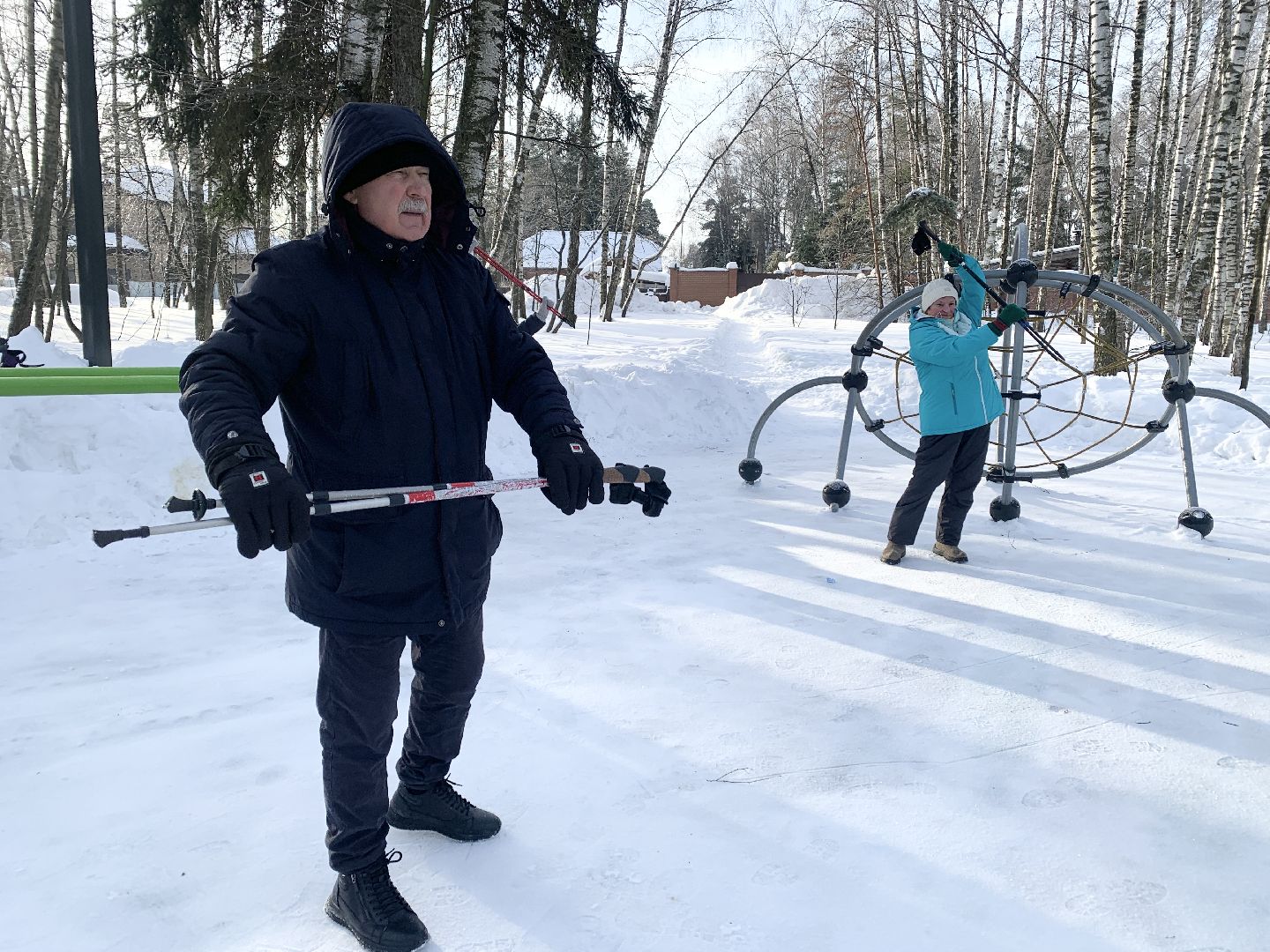 Балашиха, Подмосковье, Активное долголетие, северная ходьба, Парки Балашихи,