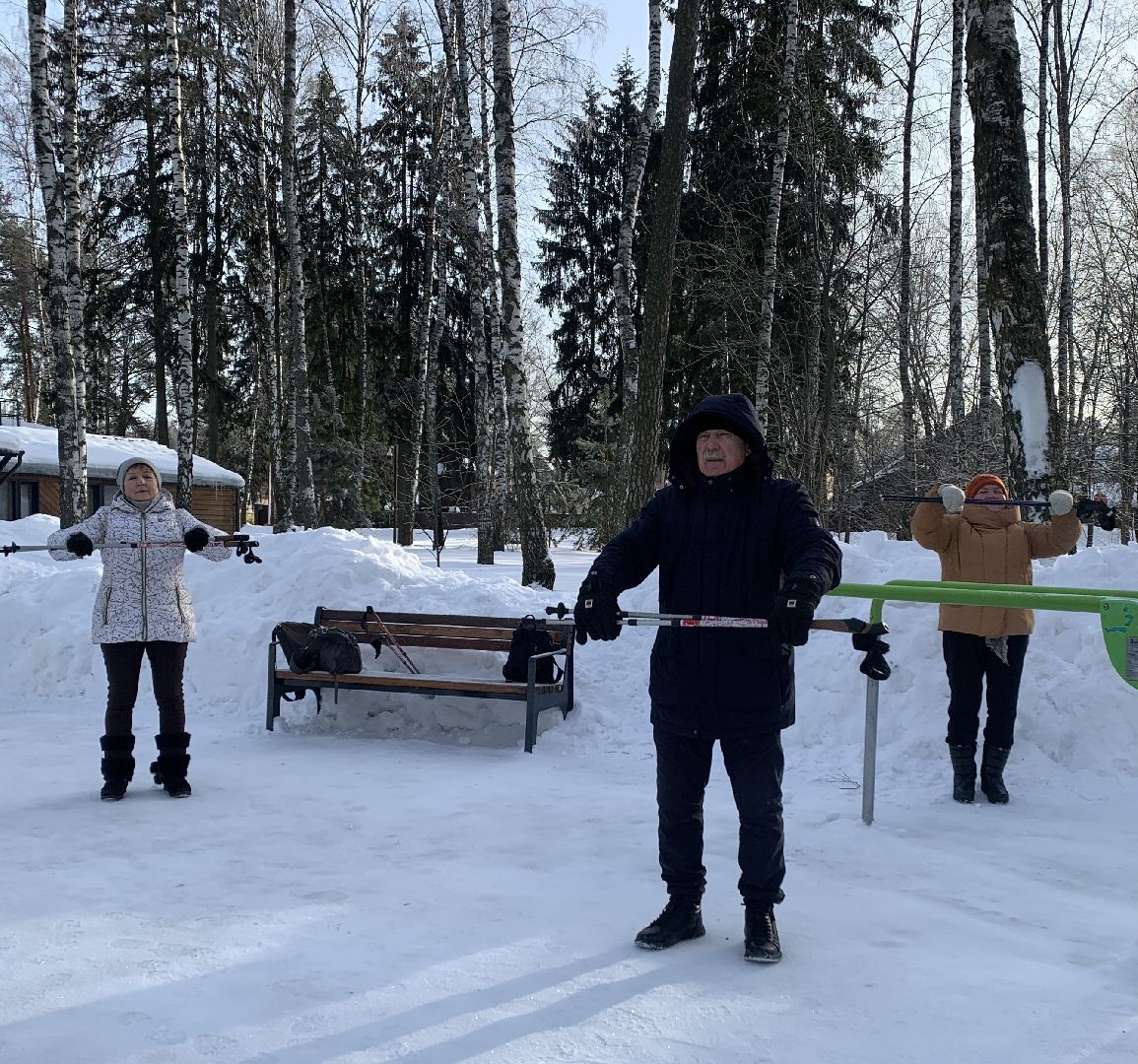 Балашиха, Подмосковье, Активное долголетие, северная ходьба, Парки Балашихи,