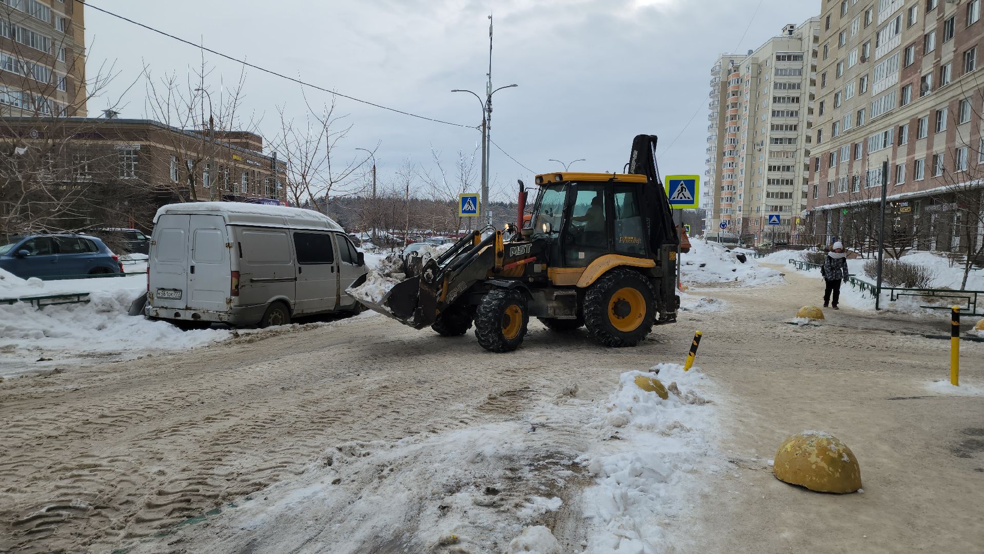 Подольск, благоустройство, уборка снега, коммунальная служба,