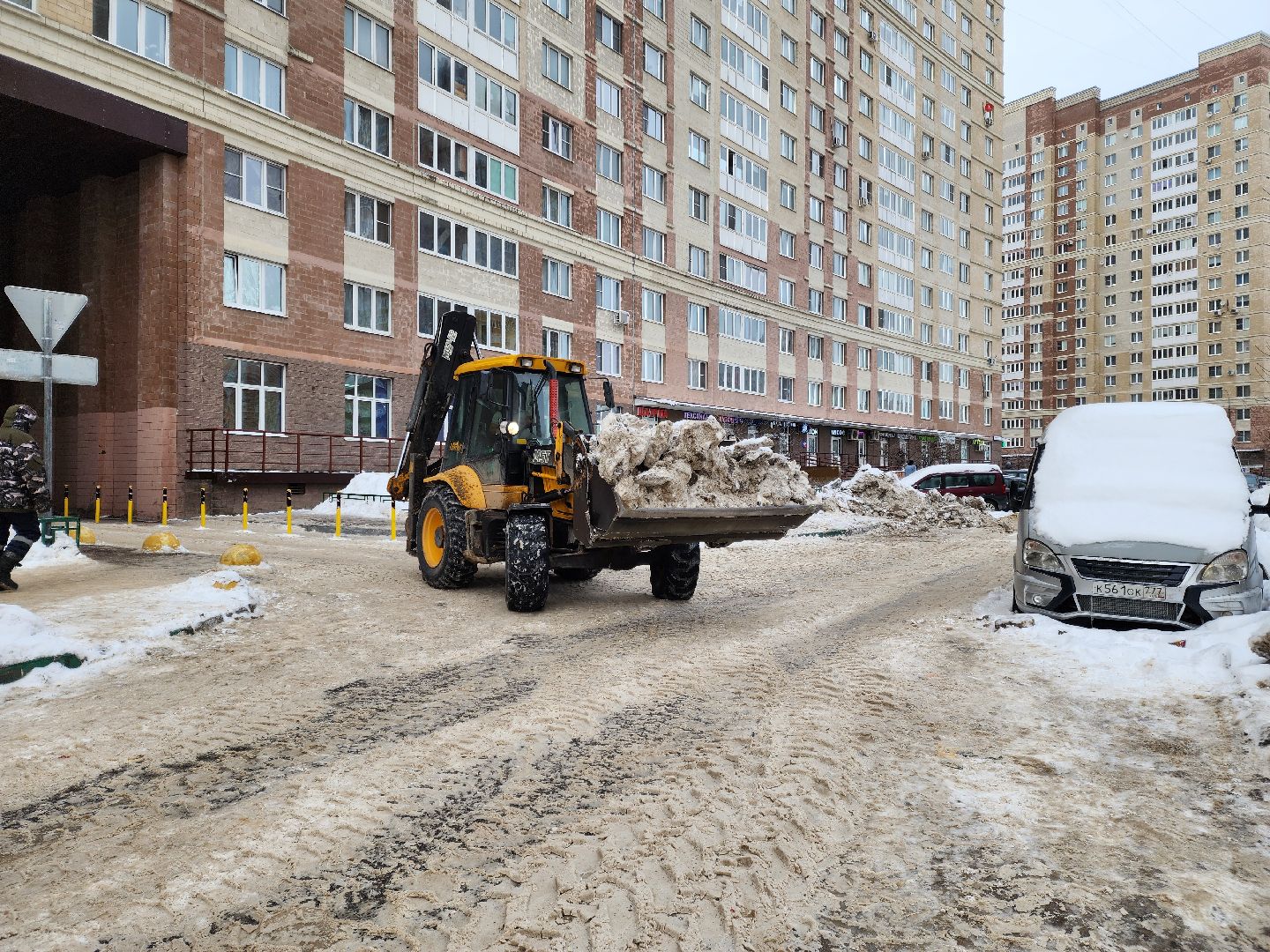 Подольск, благоустройство, уборка снега, коммунальная служба,