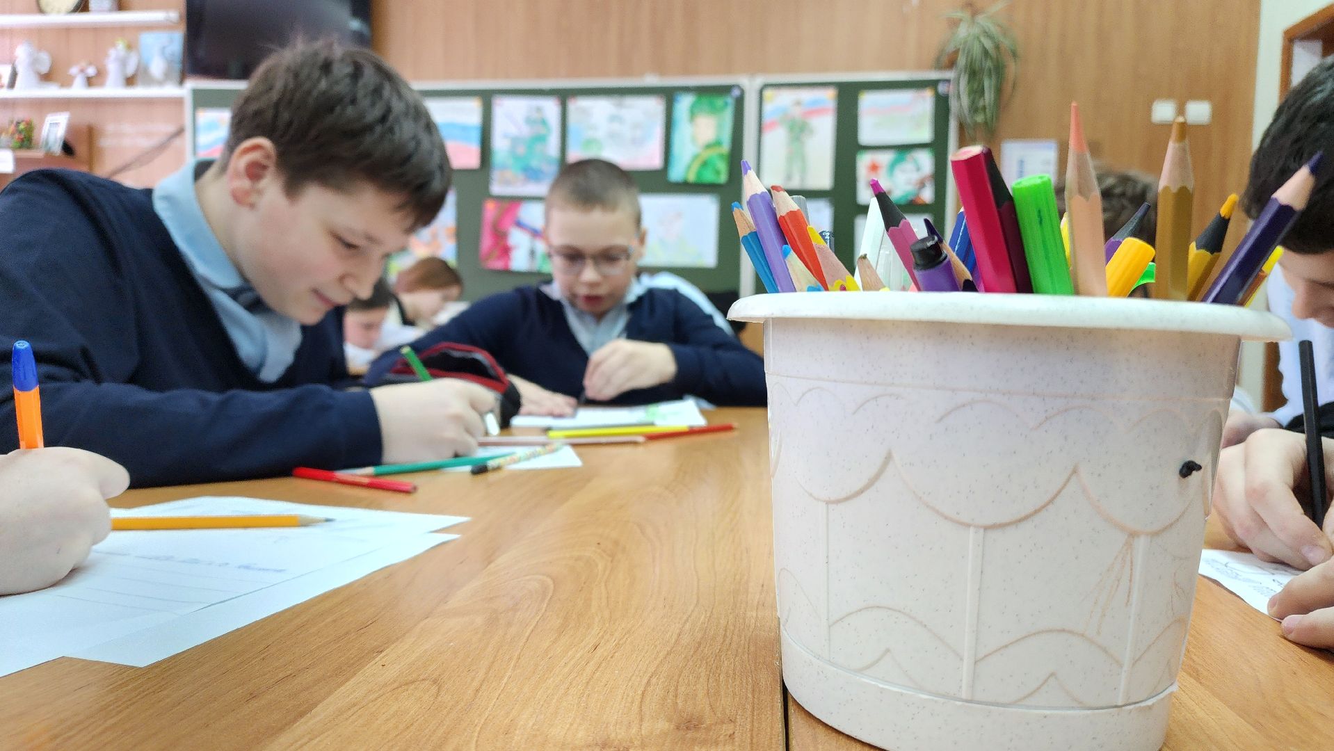 открытка герою, акция, ЦМИ, протвино, школьники,