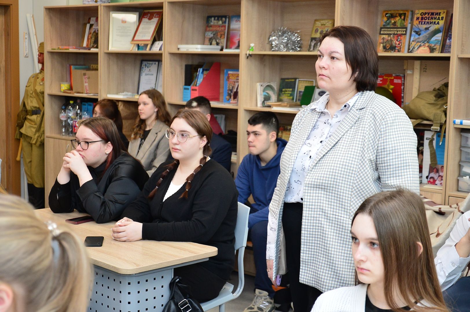 урок мужества, Большая Шатура, Классные встречи, классный час, образование, воспитание,