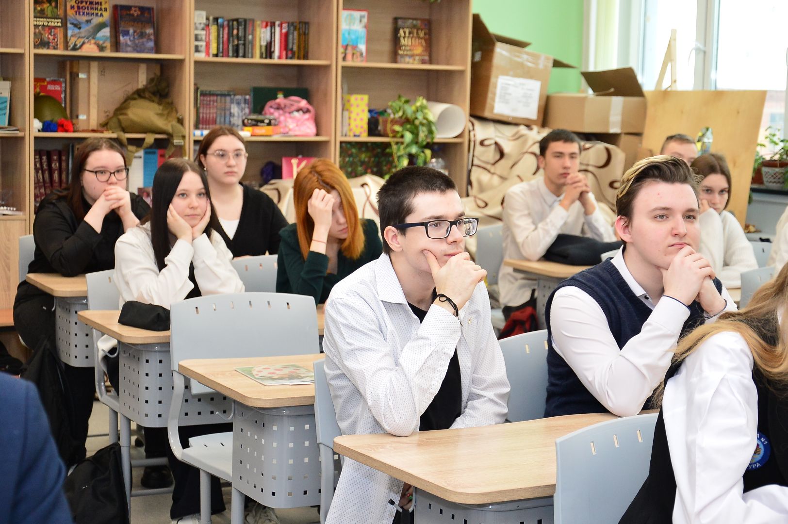 урок мужества, Большая Шатура, Классные встречи, классный час, образование, воспитание,