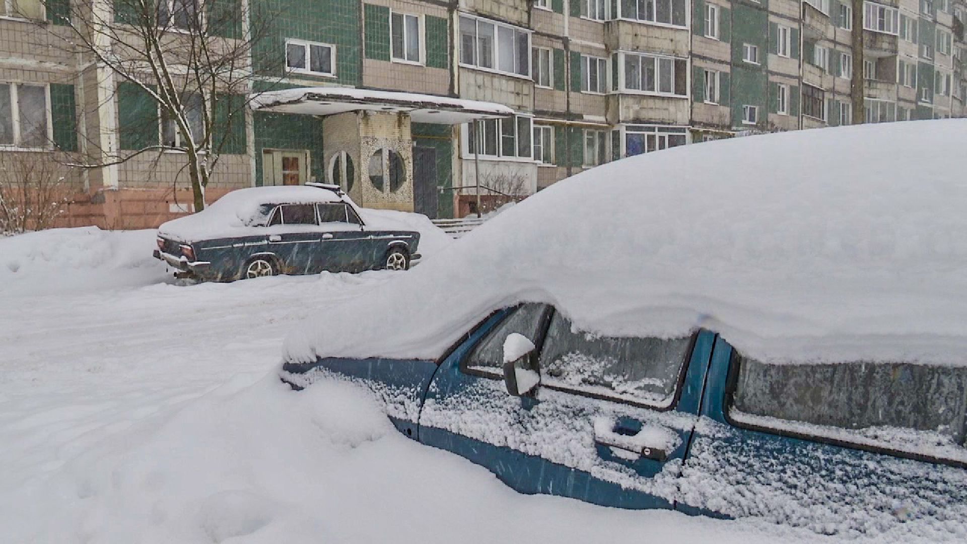 Клин, общество, транспорт, авто, снег, уборка снега,