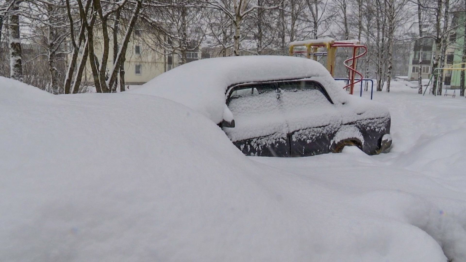 Клин, общество, транспорт, авто, снег, уборка снега,