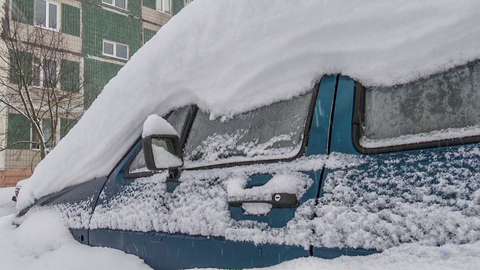 Клин, общество, транспорт, авто, снег, уборка снега,