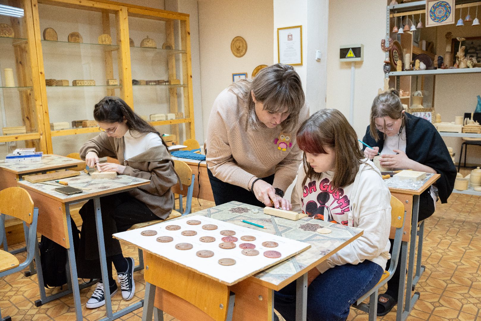 лыткарино, образование, народные промыслы, резьба по дереву,