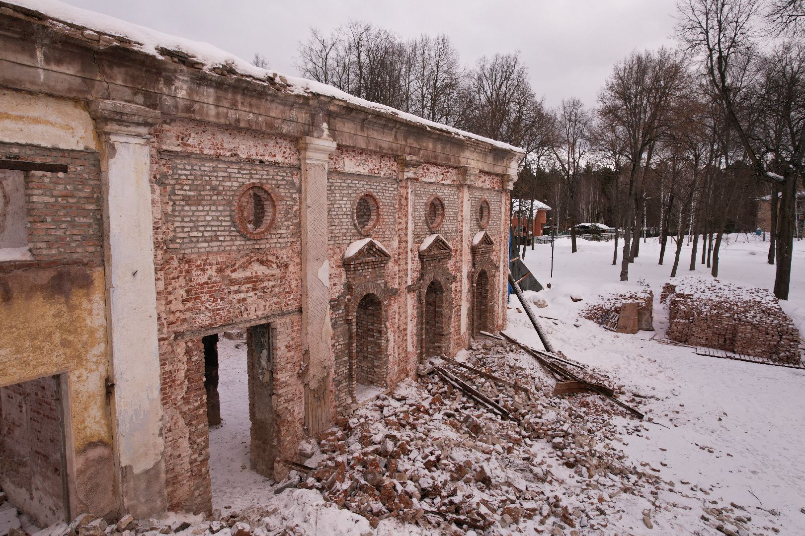 видео с коптера, лосино-петровский, культура, усадьба,