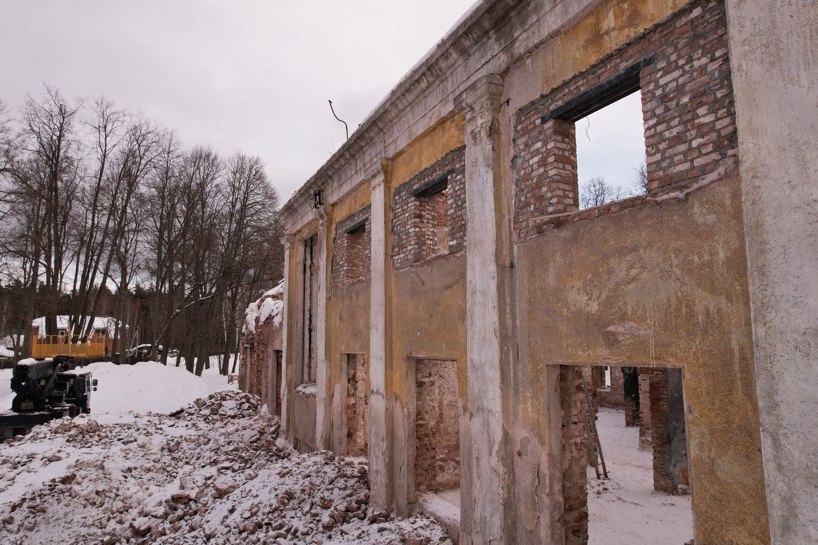 видео с коптера, лосино-петровский, культура, усадьба,