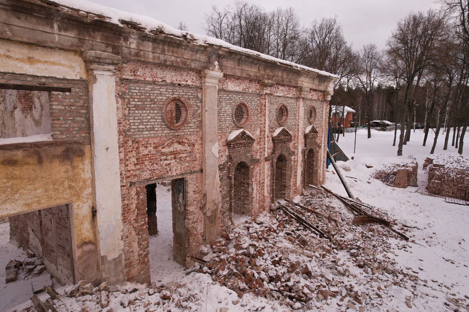 видео с коптера, лосино-петровский, культура, усадьба,