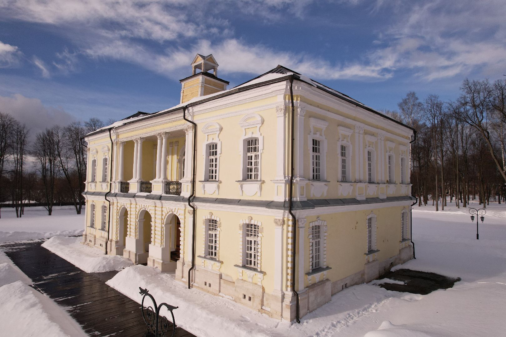 видео с коптера, лосино-петровский, культура, усадьба,