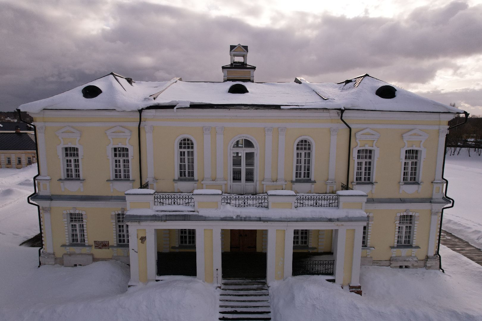 видео с коптера, лосино-петровский, культура, усадьба,