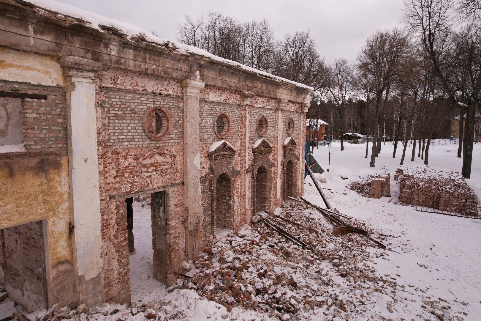 видео с коптера, лосино-петровский, культура, усадьба,
