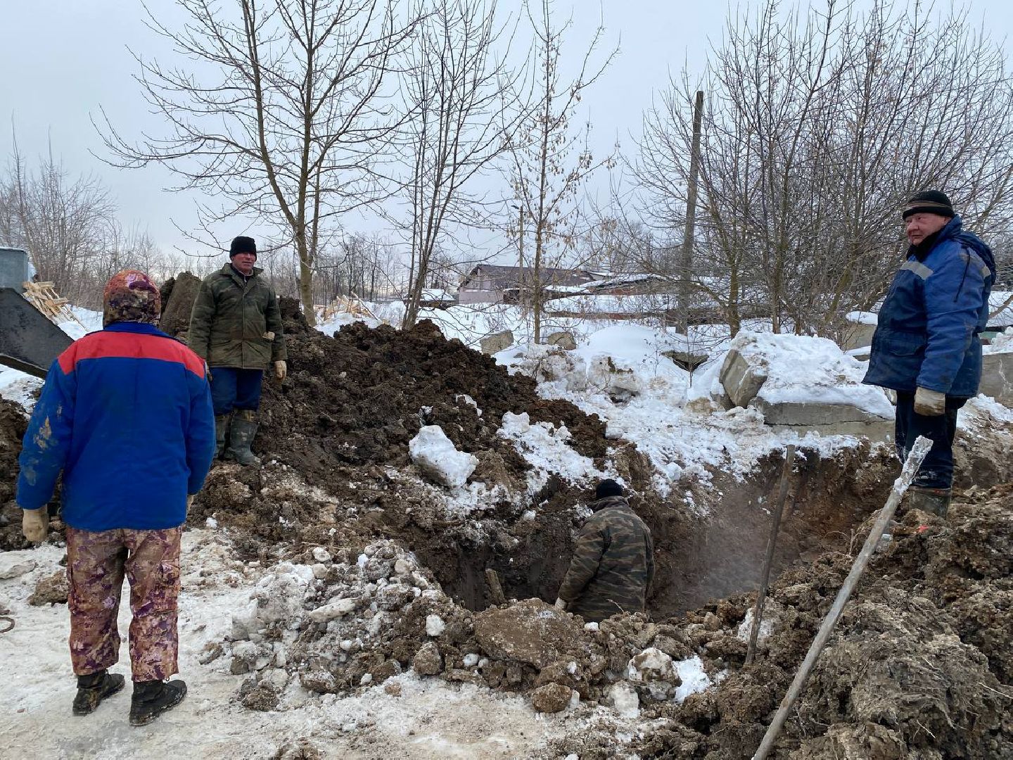 чехов, чп, жкх, утечка, теплотрасса, устранение коммунальной аварии,