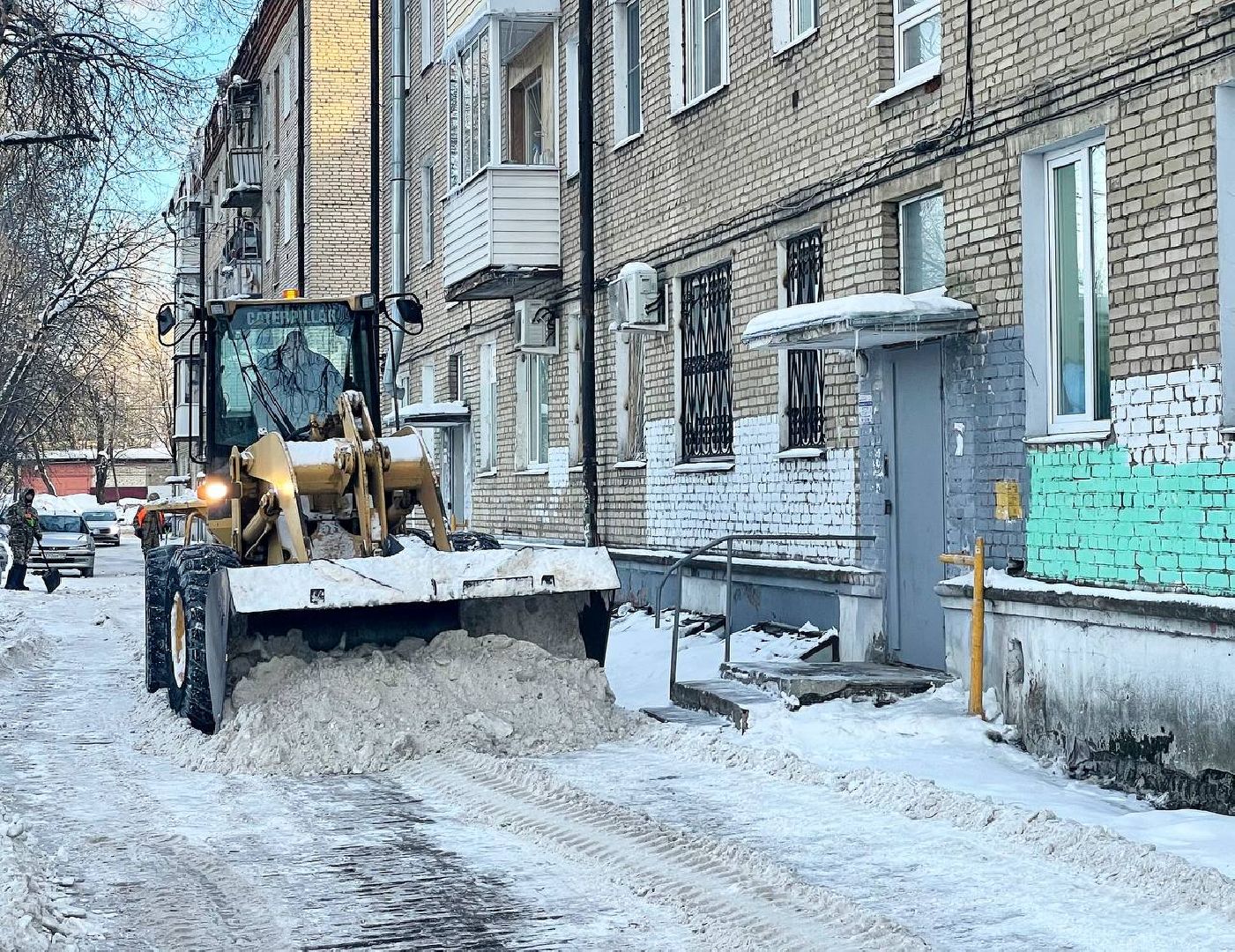 Уборка снега, Коммунальные службы, Содержание территорий, Зима, ЖКХ, Сергиев Посад,