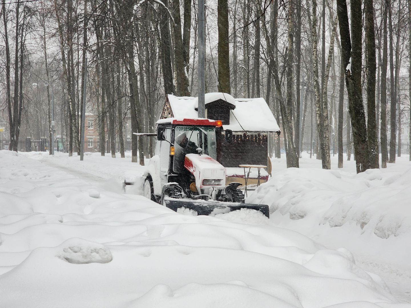 королёв,уборка снега,