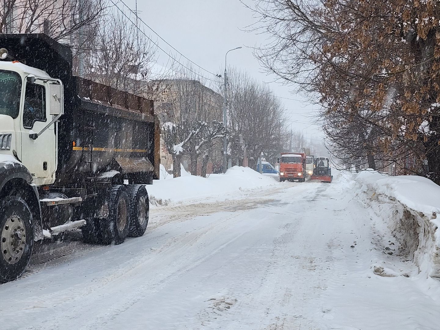 серпухов, подмосковья, уборка снега, комбинат благоустройства,
