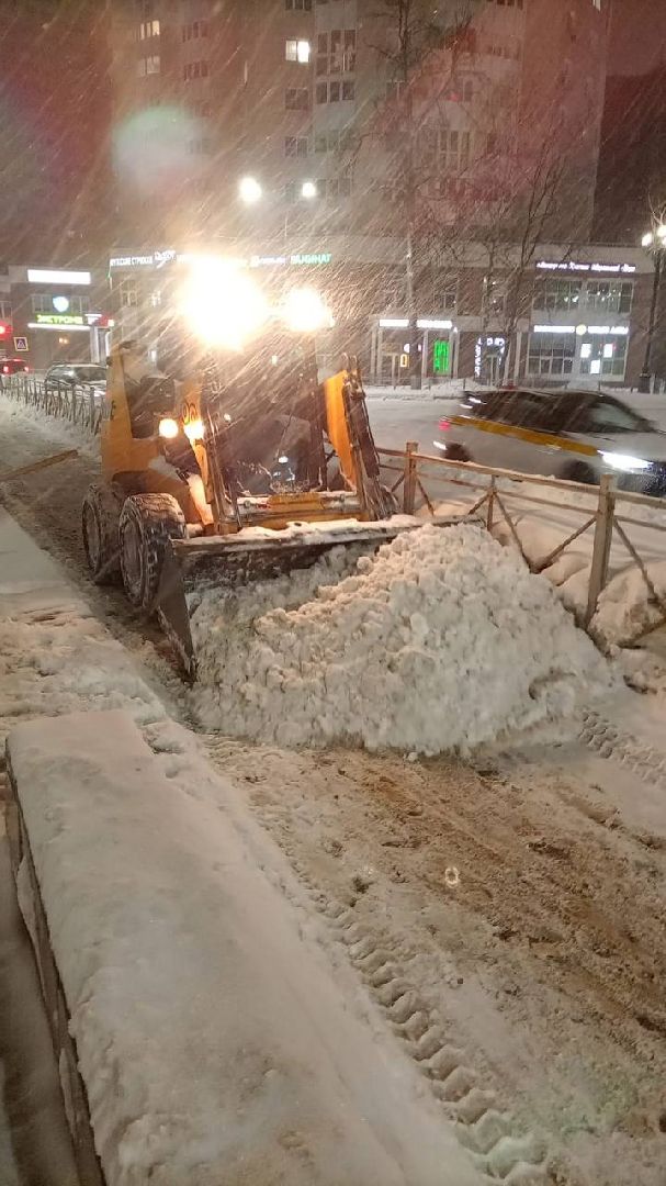 пушкино, снегопад, уборка снега, жкх,
