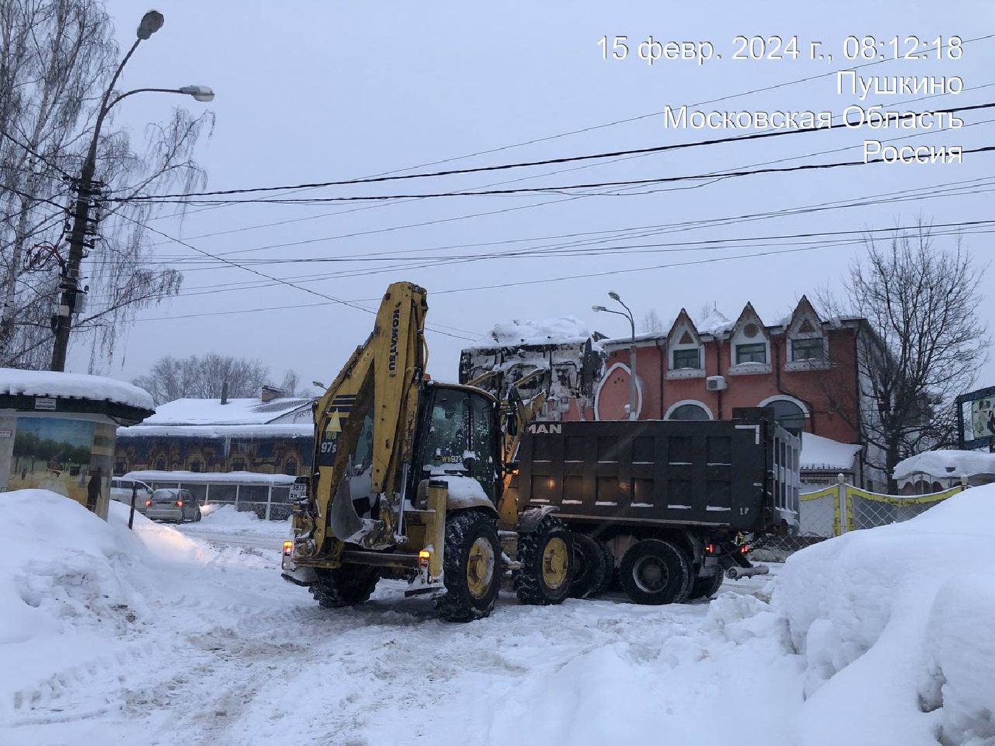 пушкино, снегопад, уборка снега, жкх,