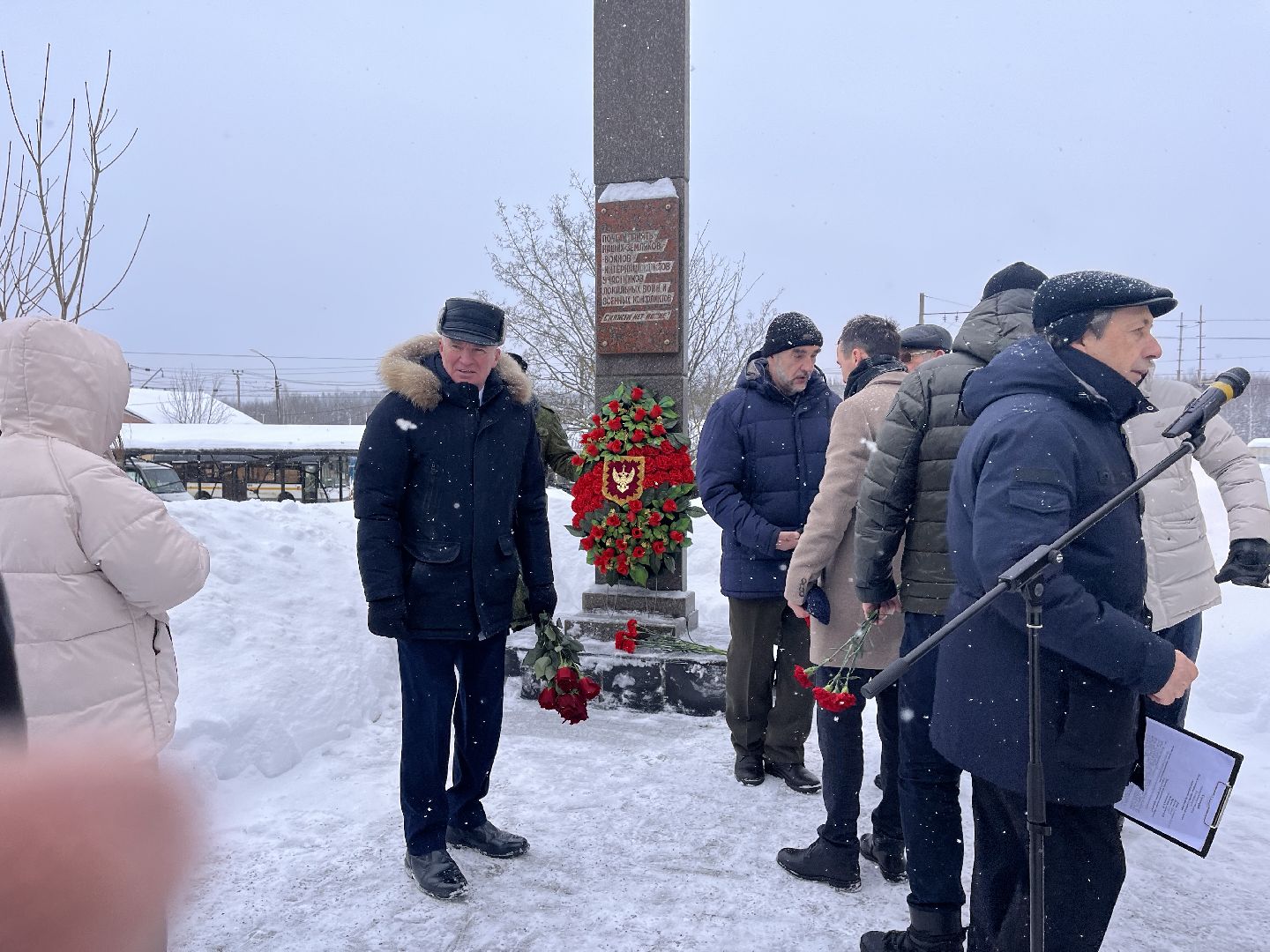 Шаховская, митинг, воины,