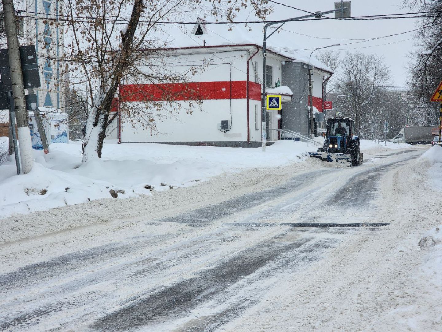 Солнечногорск, уборка территорий, уборка снега и наледи, Снегопад, коммунальная служба,
