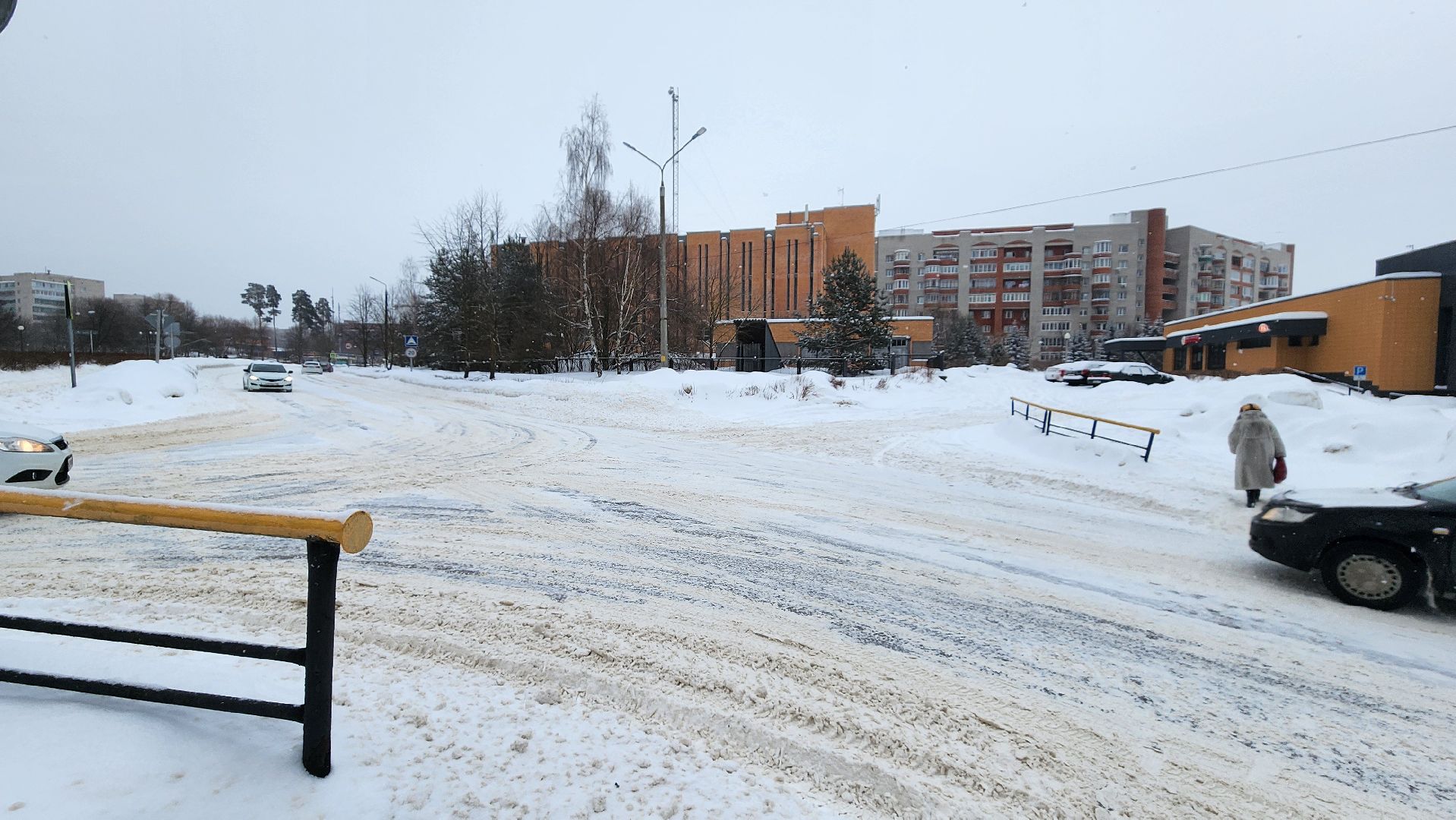 снег, снегопад, протвино, благоустройство, уборка,