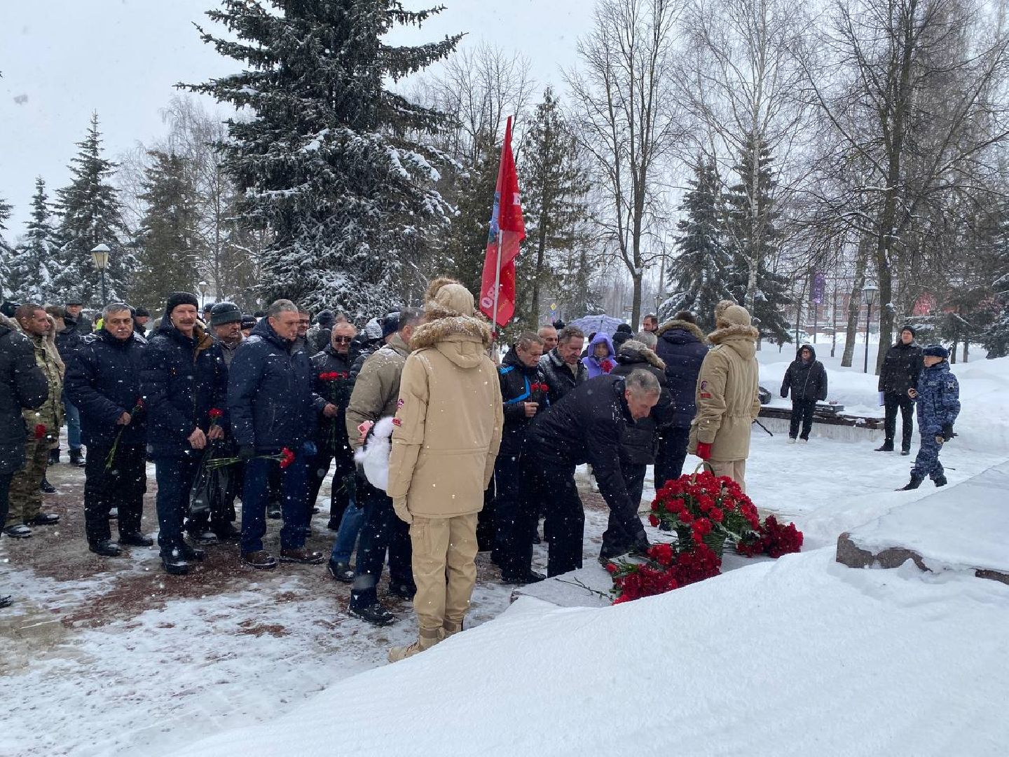 чехов, общество, возложение цветов, афганистан, праздник,