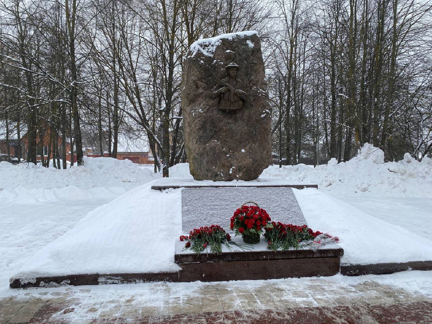 чехов, общество, возложение цветов, афганистан, праздник,