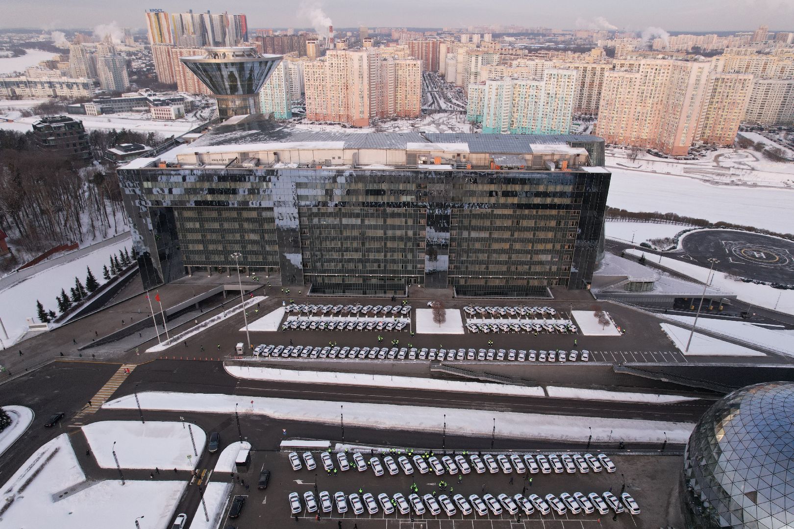 видео с коптера, дпс, автомобили,