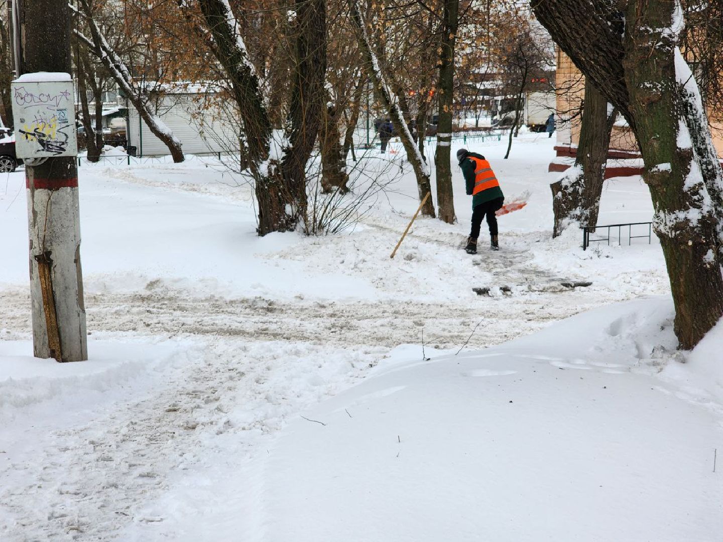 мытищи, жкх, снегопад, дворники, борьба со снегопадом,