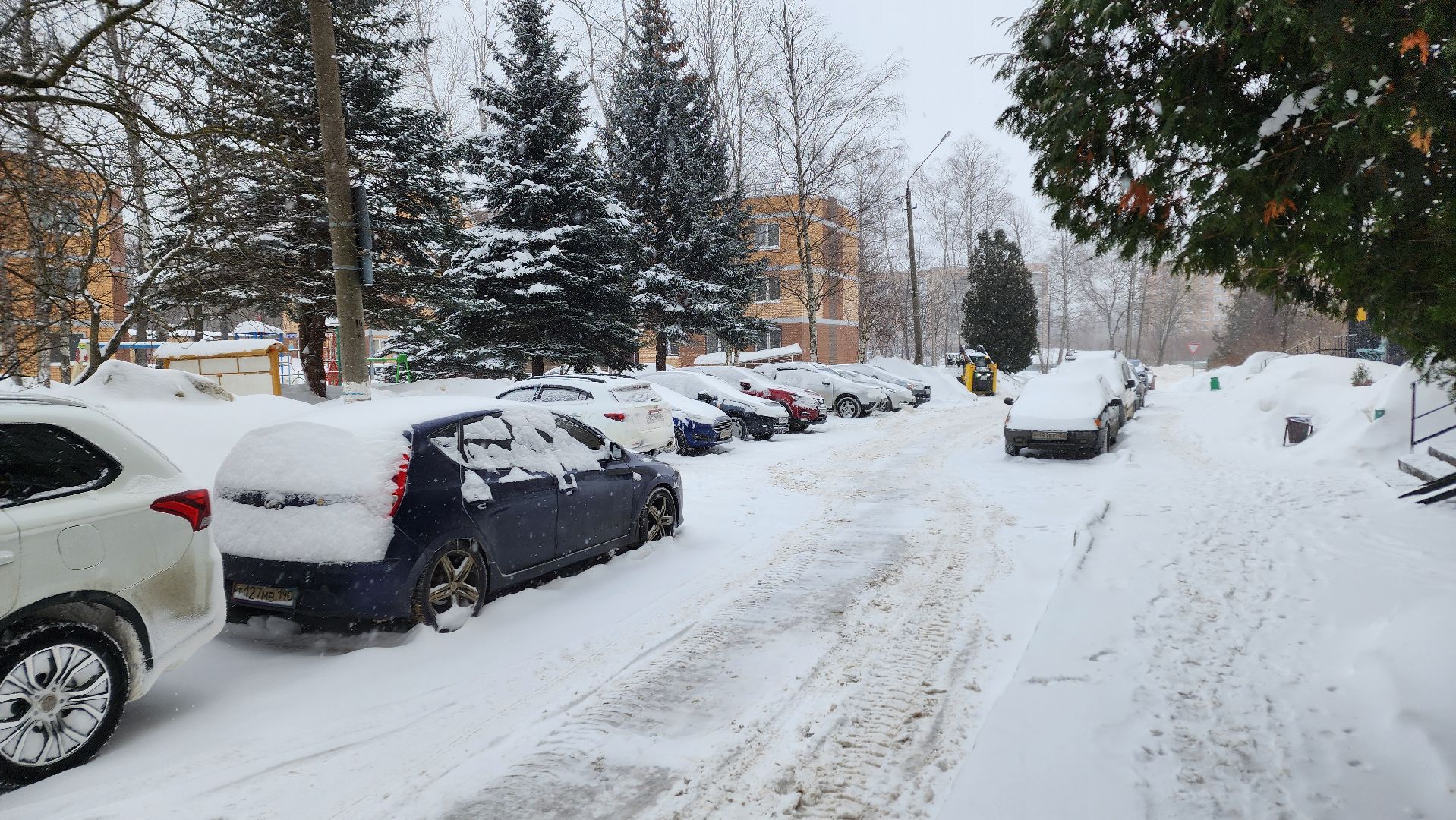 ступино, снегопад ступино, уборка снега ступино,
