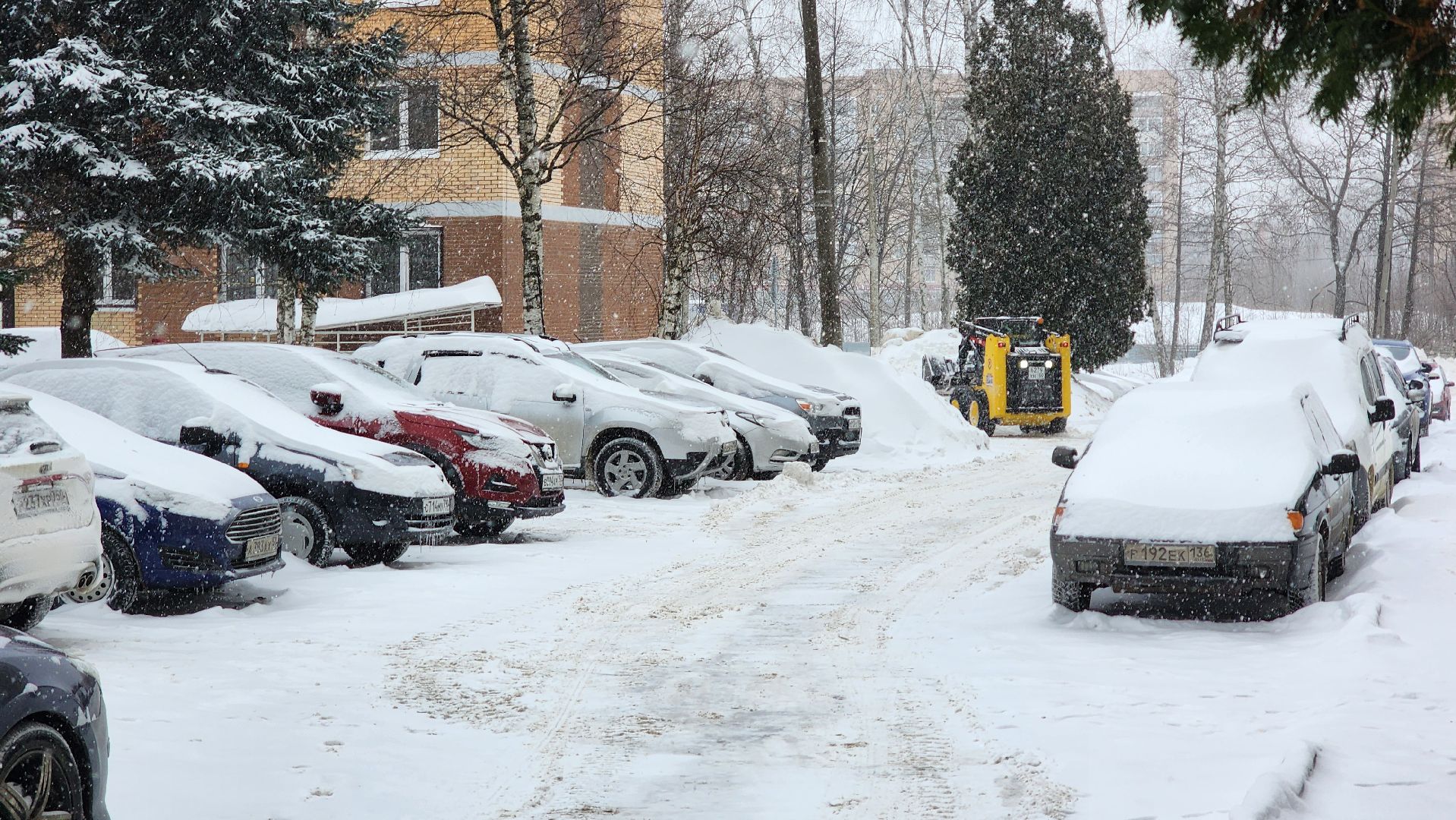 ступино, снегопад ступино, уборка снега ступино,