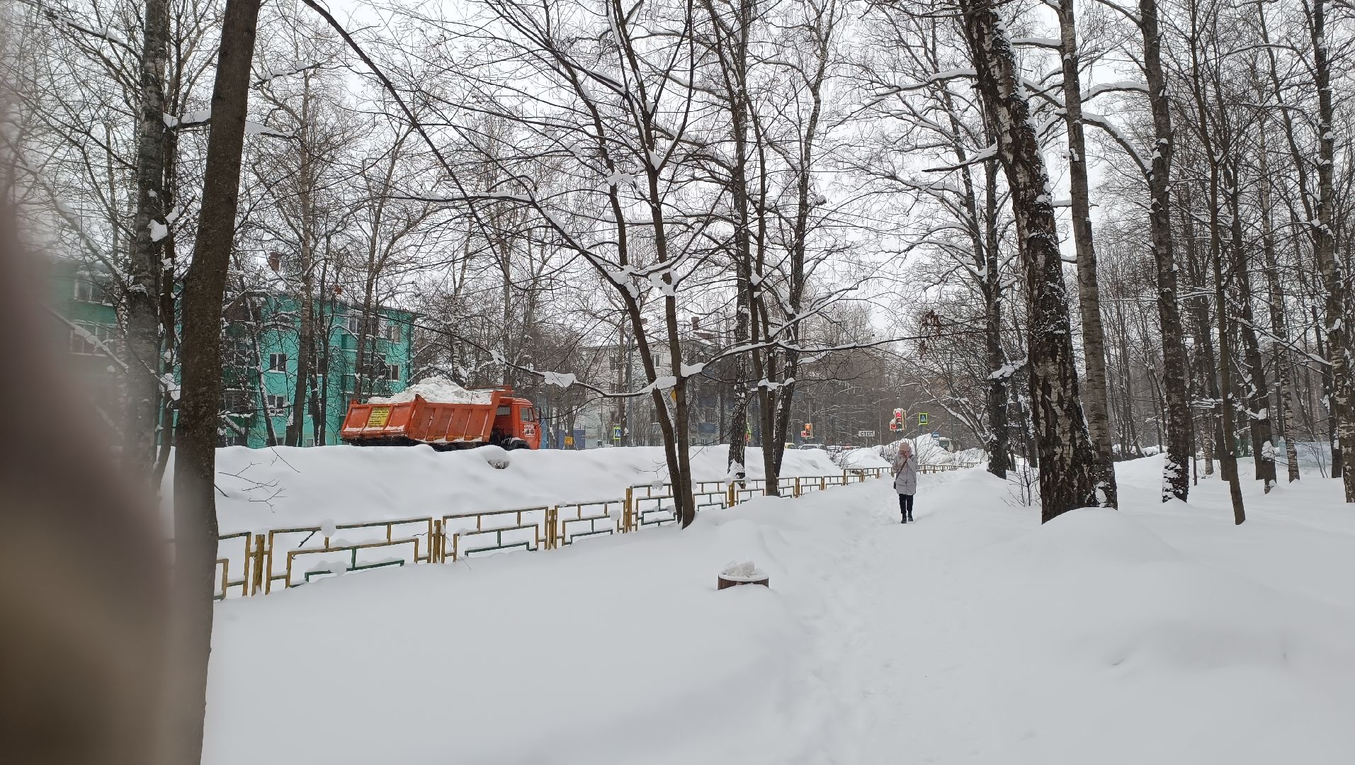 уборка дорог, уборка парка, вывоз снега,