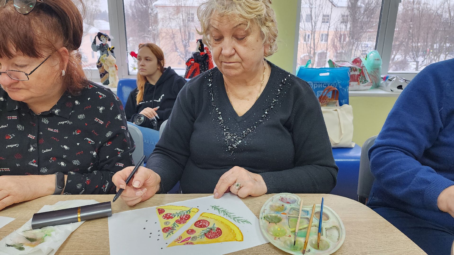 Подмосковье, городской округ пушкинский, Ивантеевка, активное долголетие, живопись,