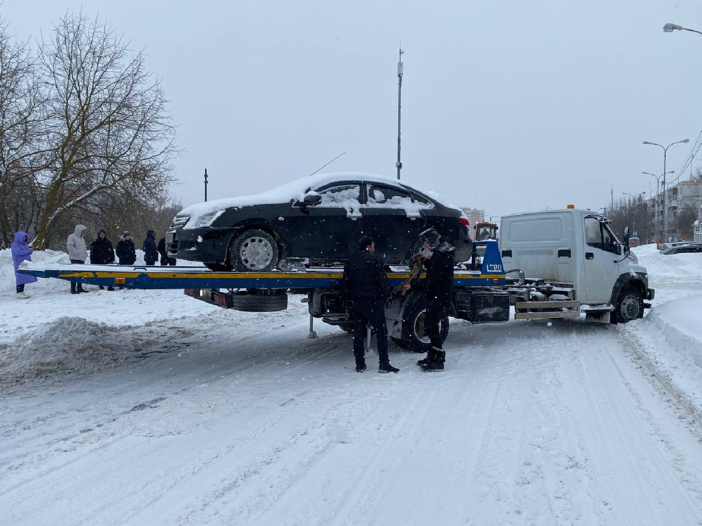 чехов, жкх, эвакуация машин, работа, коммунальная служба,