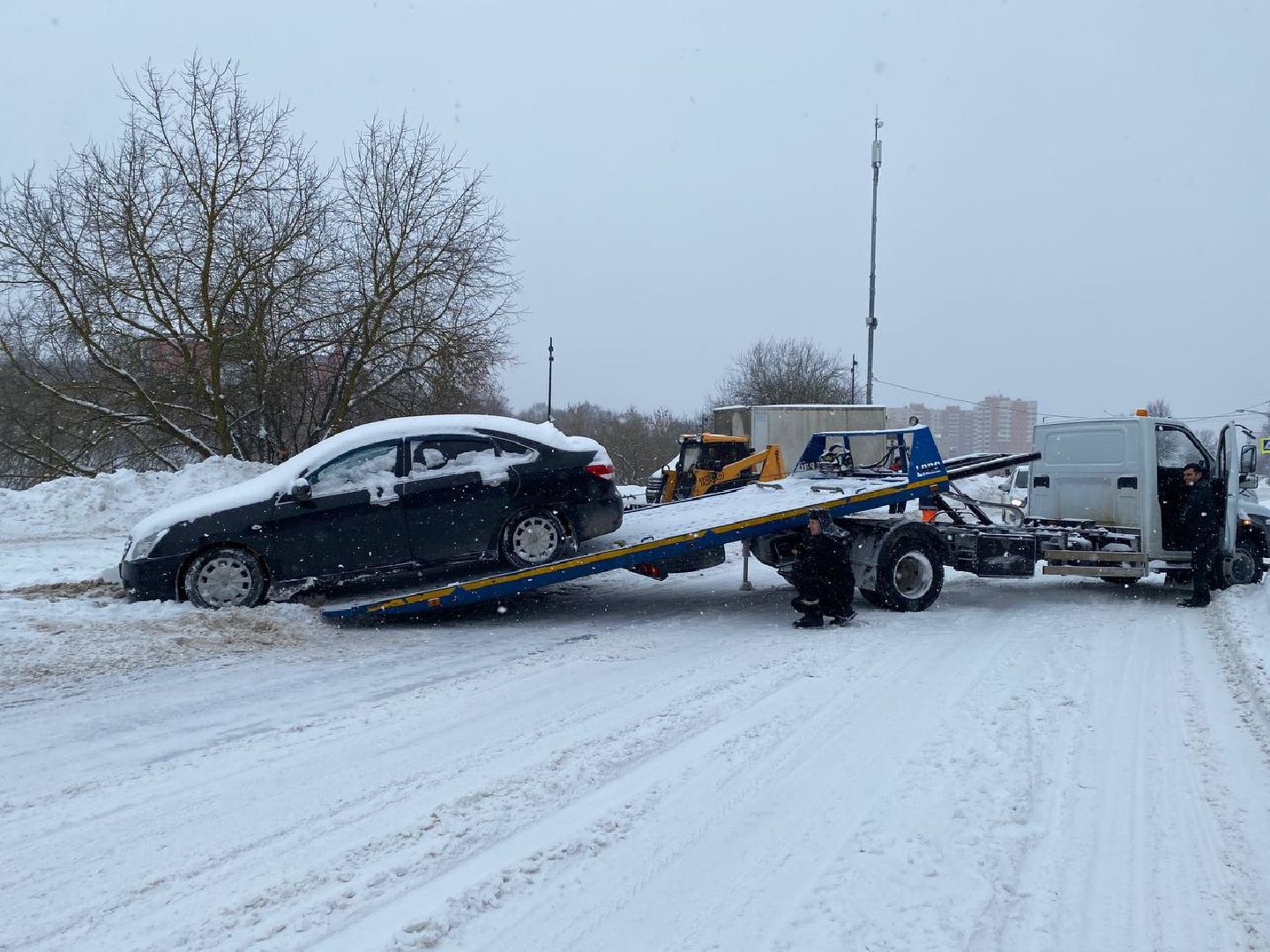 чехов, жкх, эвакуация машин, работа, коммунальная служба,