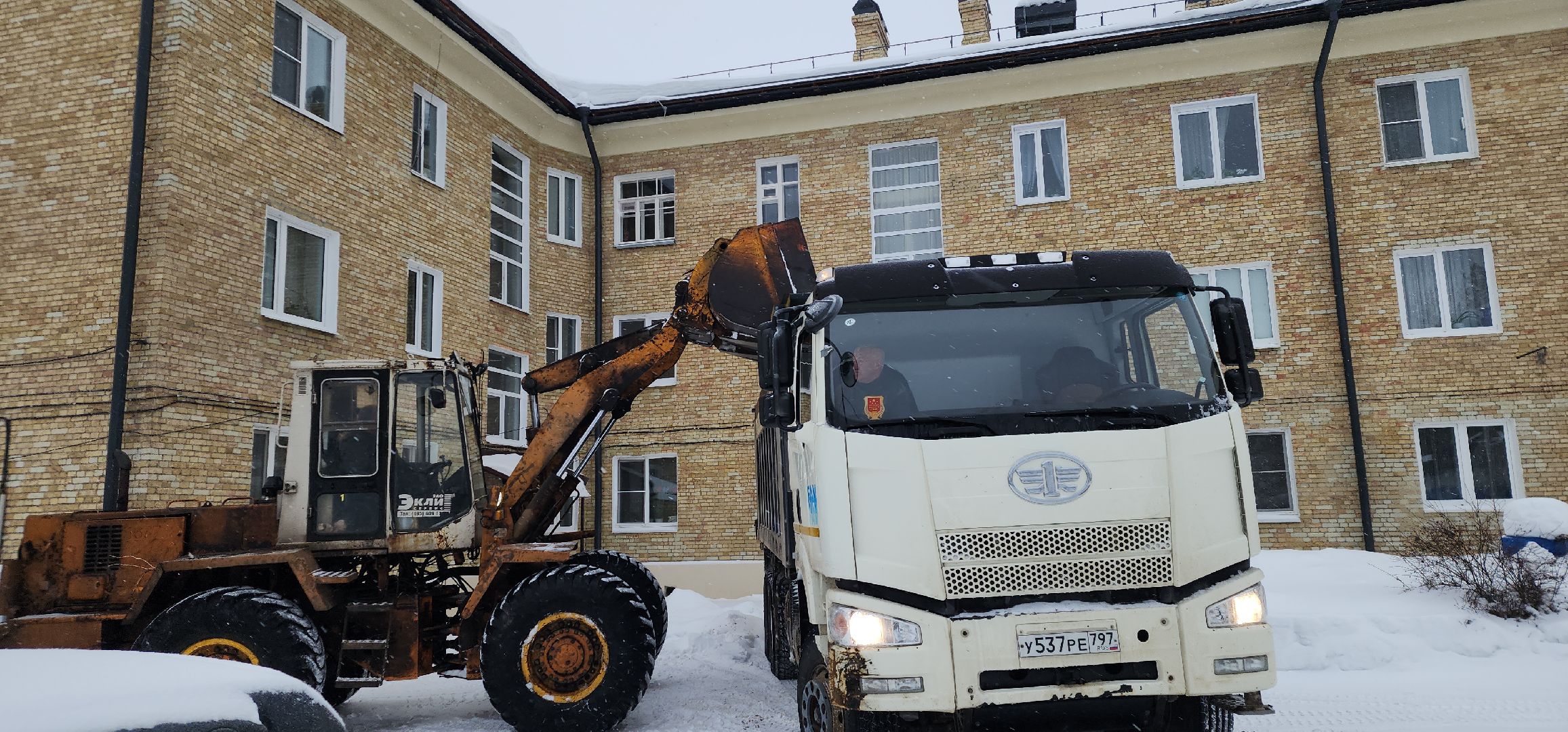 снегопад, благоустройство, ЖКХ, Рошаль, служба дорожного хозяйства, уборка снега,