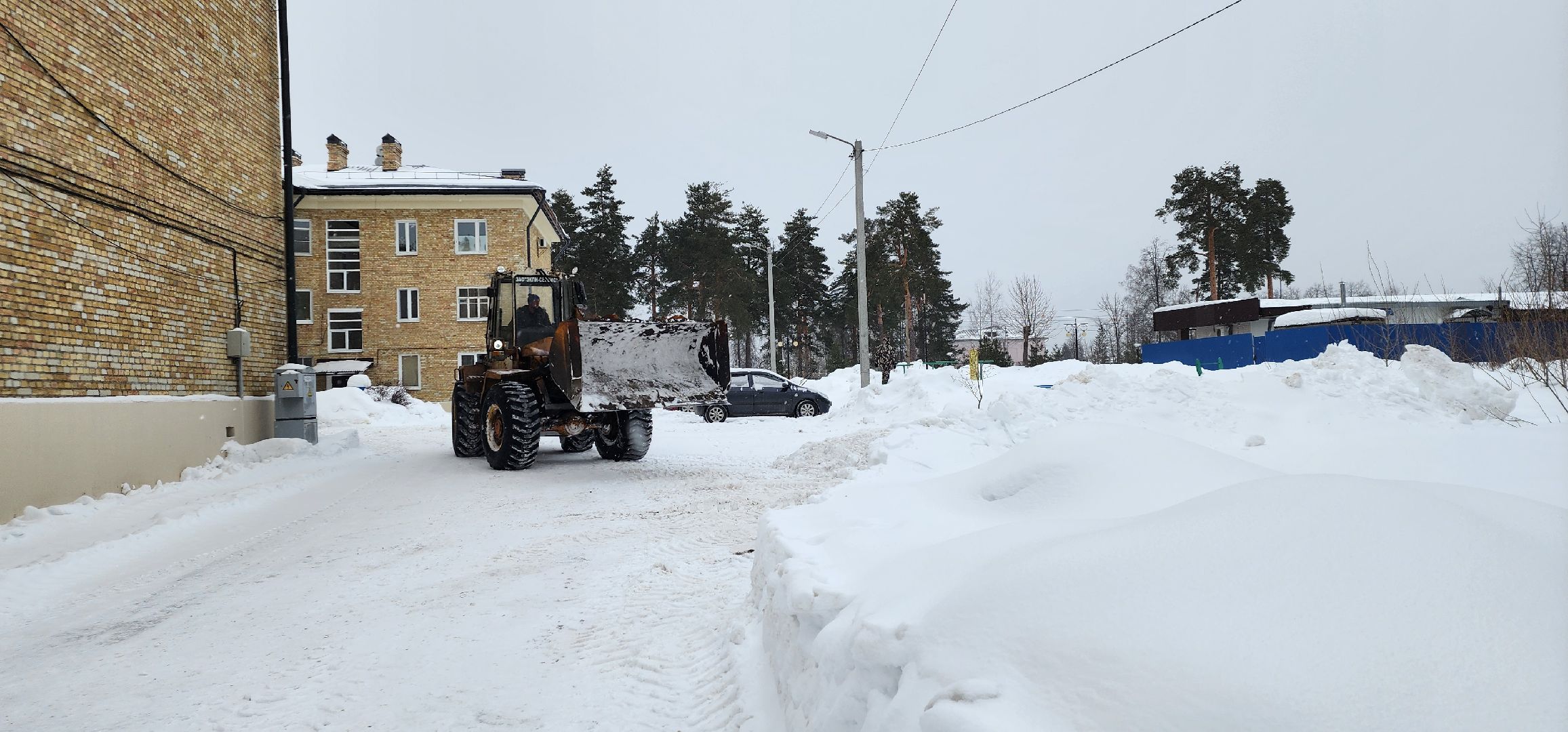 снегопад, благоустройство, ЖКХ, Рошаль, служба дорожного хозяйства, уборка снега,