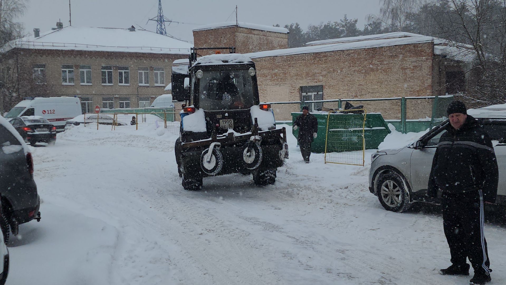 снегопад, уборка, трактора, никитин, спецтехника, осадки,