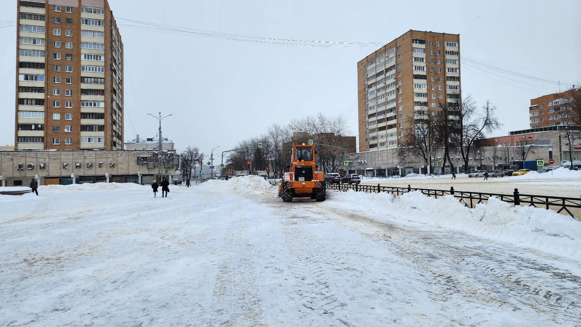 подольск, уборка снега,