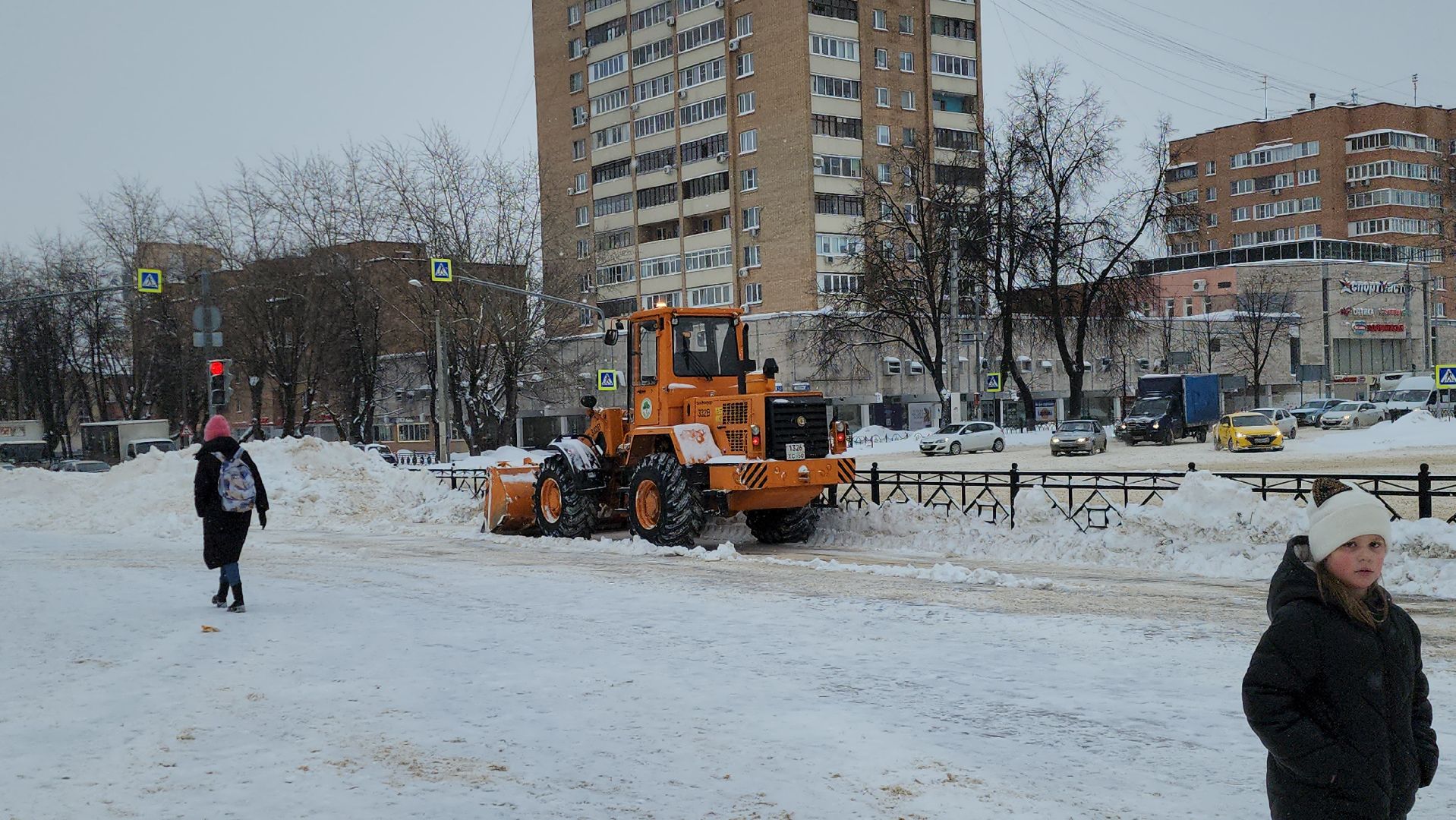 подольск, уборка снега,
