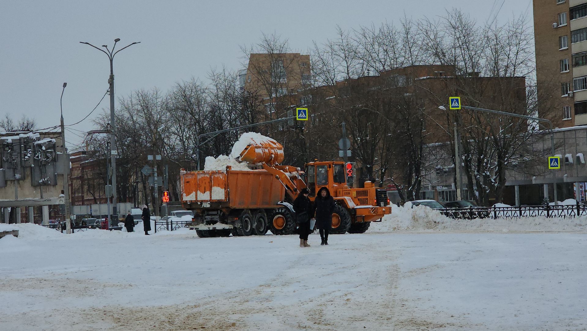 подольск, уборка снега,